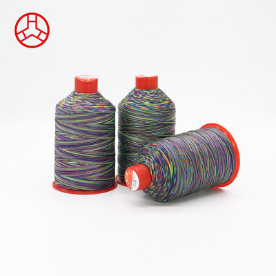 Tex 70 Arco iris multicolor 69 Nylon 66 FDY Filamentos con patrón teñido y 250 g de peso