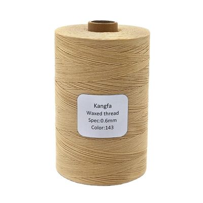 100% poliéster 1 kg de color Cosido a mano hilo de cera plana para artículos de cuero con 240 colores