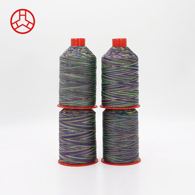 Tex 70 Arco iris multicolor 69 Nylon 66 FDY Filamentos con patrón teñido y 250 g de peso