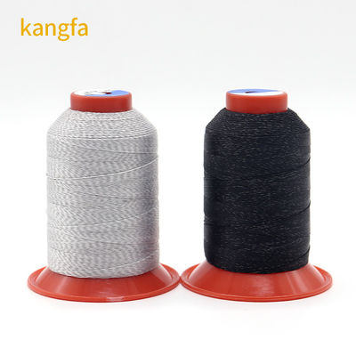 Kangfa 150D/3 hilo conductor de plata antistático para el calzado de costura y 100% poliéster