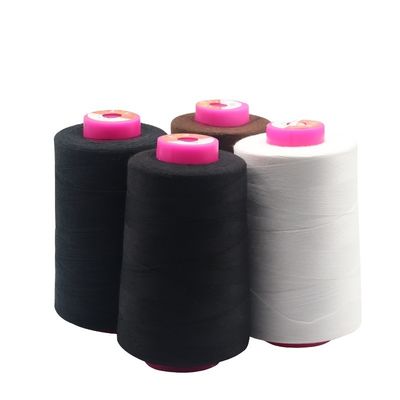Hielo de coser de poliéster negro de uso general 3000 yardas para la máquina de coser 40s/2 Tex27