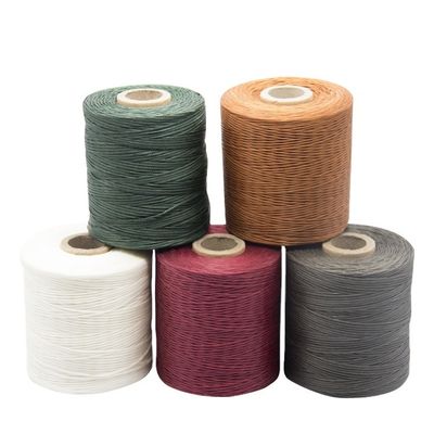 Tejido 400g 210D/16 colores opcionales DIY confección artesanal de cuero Coser 1mm hilo de cera plana