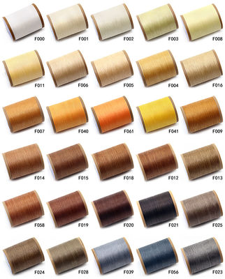 Joyería Fabricación de material de pulseras 150D 0.8mm Cordón de cuero plano con suministros de cordón de cera