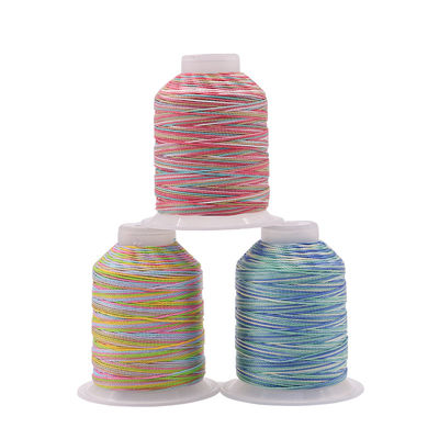Material de cono de plástico Arco iris multicolor Poliéster de alta tenacidad