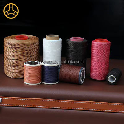 Bolsa de cordel hecha a medida 210DD/16 de hilo de cera para tejido en 240 opciones de color