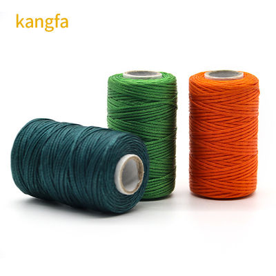 OEM/ODM aceptado Cordones de cera de poliéster de hilo de costura para cuero Macrame brazaletes DIY