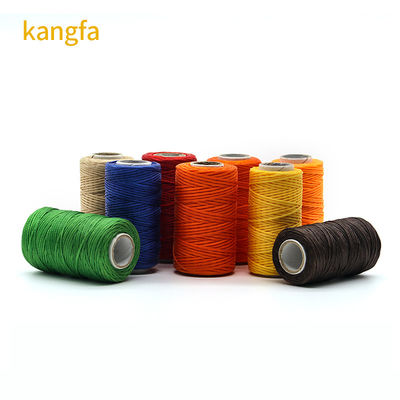 OEM/ODM aceptado Cordones de cera de poliéster de hilo de costura para cuero Macrame brazaletes DIY