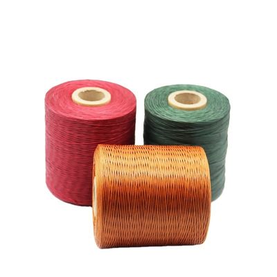 260m de costura de cuero hilo de cera plana en 0,8 mm de espesor con 240 opciones de color