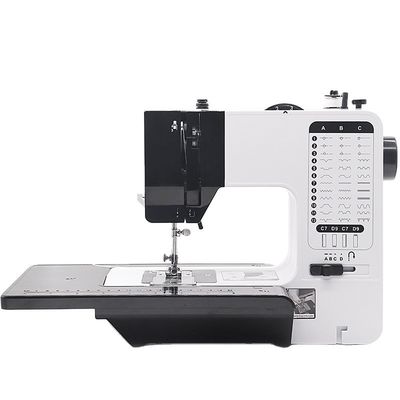 2023 Mini máquina de coser UFR-738 con luz LED y formación de costura de bloqueo