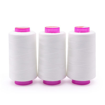 100g 3300y por cono Filamento de coser de poliéster 100% hilado de espuma 20/3 en 1000 colores