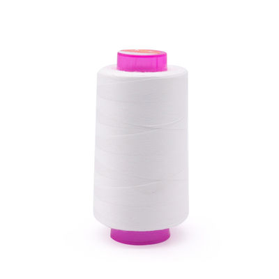 100g 3300y por cono Filamento de coser de poliéster 100% hilado de espuma 20/3 en 1000 colores