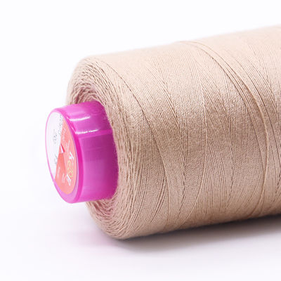 100g 3300y por cono Filamento de coser de poliéster 100% hilado de espuma 20/3 en 1000 colores