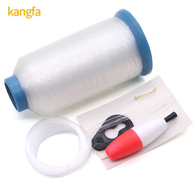 hilo de nylon transparente para la fabricación de la red de pesca hilo de pescado 100% de nylon 0,12 mm 100 g