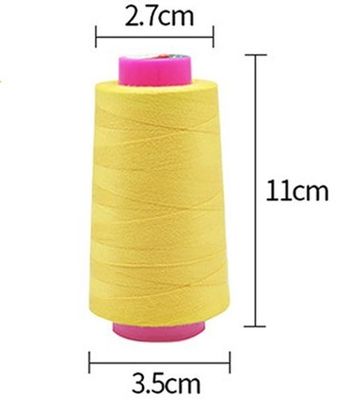 Filamento de algodón de poliéster 100 g 3300 y por cono 40/2 Filamento de costura para aplicaciones pesadas