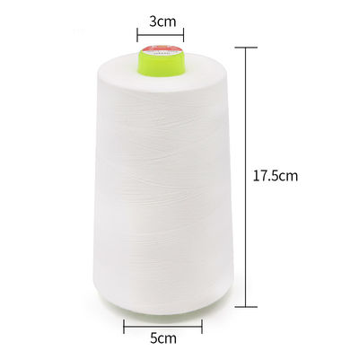Acceptado OEM/ODM 100% de hilo de costura de algodón gaseado mercerizado con alto nivel