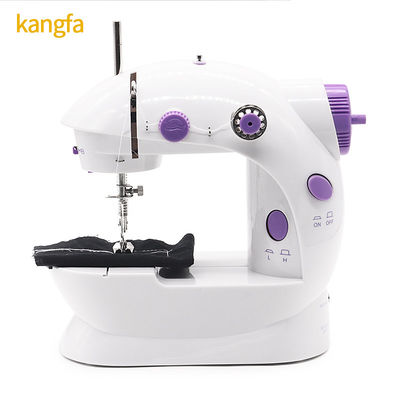 Máquina de coser fácil de usar Mini hogar portátil con luz nocturna y pedal de pie