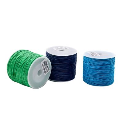 Cordón de ajuste de satén de nylon de 1 mm para joyería haciendo cordón de perlas de nudos chinos de 100 yardas