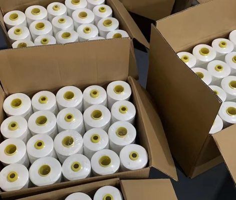Acceptado OEM/ODM 100% de hilo de costura de algodón gaseado mercerizado con alto nivel