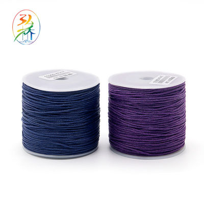 Cordón de ajuste de satén de nylon de 1 mm para joyería haciendo cordón de perlas de nudos chinos de 100 yardas