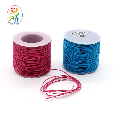 Cordón de ajuste de satén de nylon de 1 mm para joyería haciendo cordón de perlas de nudos chinos de 100 yardas