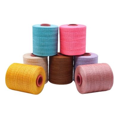 100G-400G Soporte de peso OEM / ODM High Strength 0.8MM hilo encerado para costura de cuero