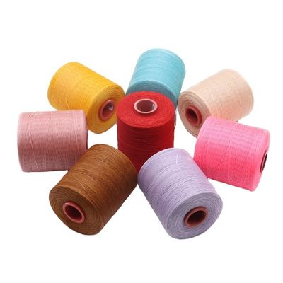 100G-400G Soporte de peso OEM / ODM High Strength 0.8MM hilo encerado para costura de cuero