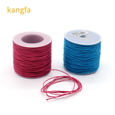 Materiales de brazalete de cuerda hecha a mano 1 mm cuerda trenzada rica en color hilo de jade