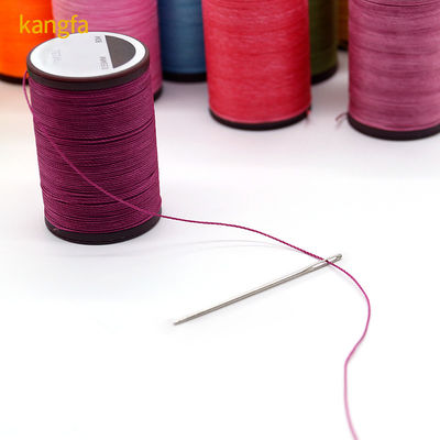 hilo rojo de cuero Kangfa Boho 0,35-0,8 mm para coser agujas redondas genuinas enceradas