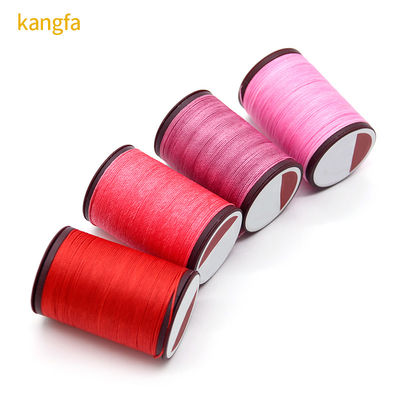 hilo rojo de cuero Kangfa Boho 0,35-0,8 mm para coser agujas redondas genuinas enceradas