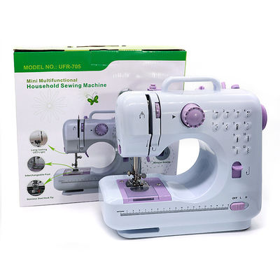 Máquina de coser portátil para principiantes 12 puntadas Conjuntura de puntadas 28*12,5*30cm