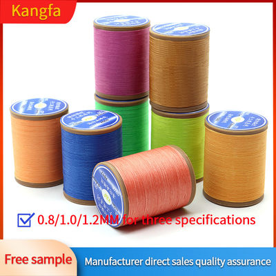 1.2mm 60m-110m longitud cordón de cera para la bolsa mano hilo de costura de zapatos hilo y hilo de aro