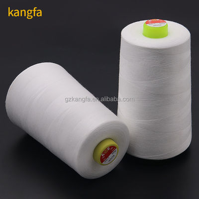 hilo de costura de algodón blanco crudo para la fabricación de denim duradero hecho a mano