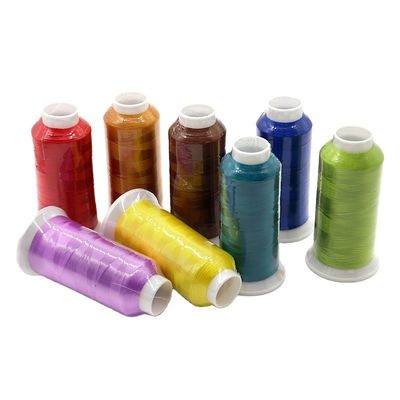 720 colores de hilo de bordado de poliéster para bordado personalizable y de alta velocidad