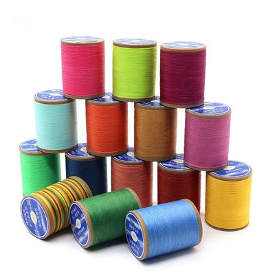 El número de hilos 210D de hilo de cera resistente a la abrasión para costura manual de cuero