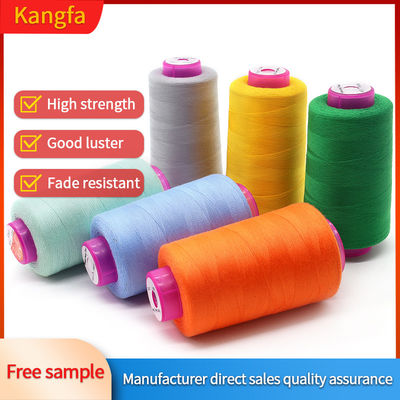 Filamentos de poliéster de 100%, de color espumado TKT120 para la fabricación textil