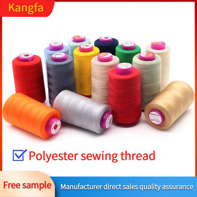Filamentos de poliéster de 100%, de color espumado TKT120 para la fabricación textil