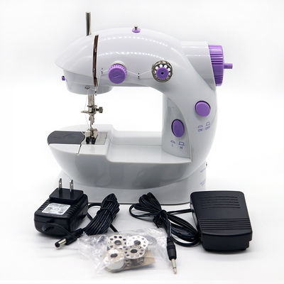 UFR-202 Mini máquina de coser Mecanismo de alimentación manual y longitud ajustable de costura para el hogar