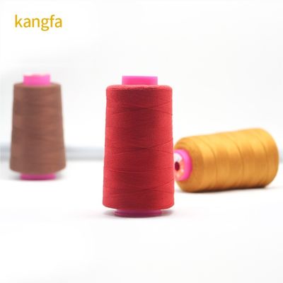 Filamentos de poliéster de algodón duraderos 20/2 20/3 40/2 Hilados de espuma para coser ropa de mujer