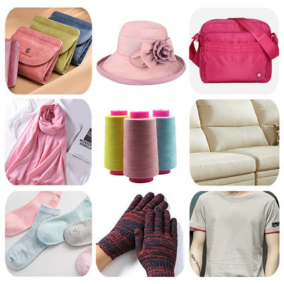 Filamentos de poliéster de algodón duraderos 20/2 20/3 40/2 Hilados de espuma para coser ropa de mujer