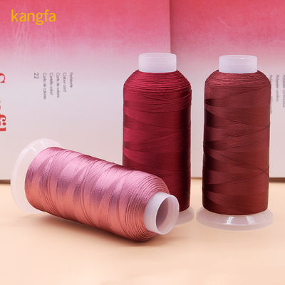 100% Viscose Rayon de bordado de hilo para el cartón de bordado de ordenador 60pcs por cartón