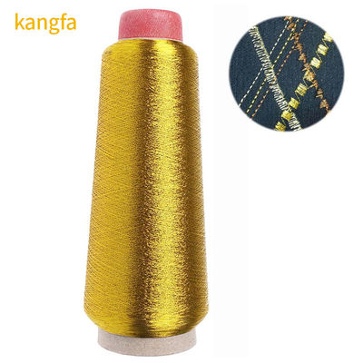 Filamento de bordado metálico 100% poliéster Hijo metálico para coser accesorios de prendas de vestir
