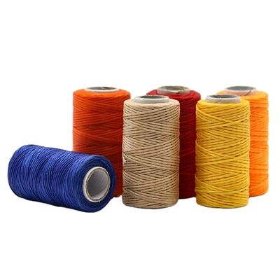Filamento de coser de poliéster de cera resistente a los productos químicos para filamento de cera plana personalizado