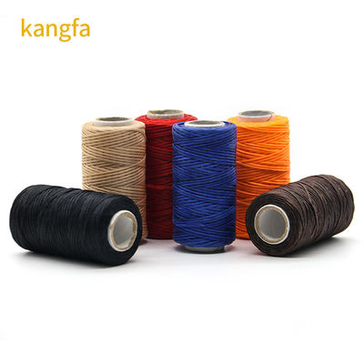 Filamento de coser de poliéster de cera resistente a los productos químicos para filamento de cera plana personalizado