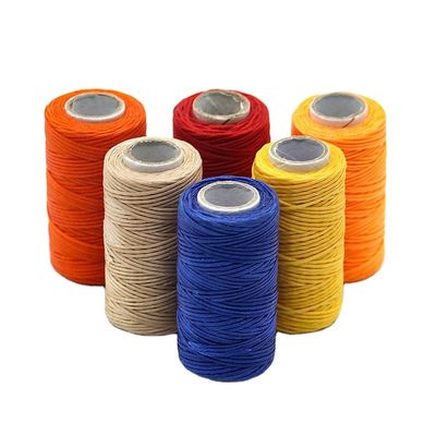 Filamento de coser de poliéster de cera resistente a los productos químicos para filamento de cera plana personalizado