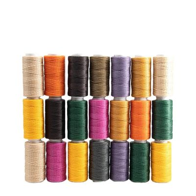 Filamento de coser de poliéster de cera resistente a los productos químicos para filamento de cera plana personalizado