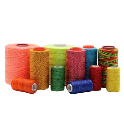 Hielo de poliéster mercerizado de alta resistencia 210D/16 250D/16 para costuras de cuero