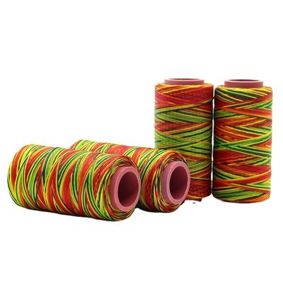 Hielo de poliéster mercerizado de alta resistencia 210D/16 250D/16 para costuras de cuero