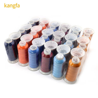 High Tenacity Zari Thread Embroidery para aplicaciones de tejido de stock y personalizado