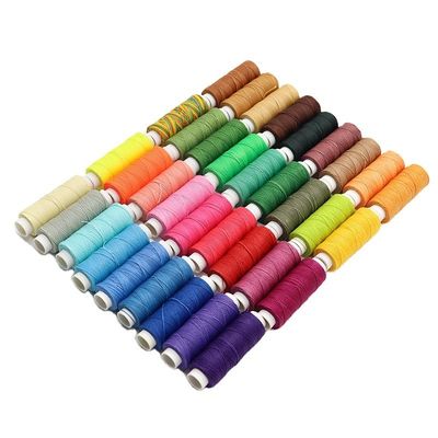 85 Colorido Redondo 0,45 mm Linea Brazalete Collar Joyería Cosida a mano Trenzada Cosida De cera hilo teñido