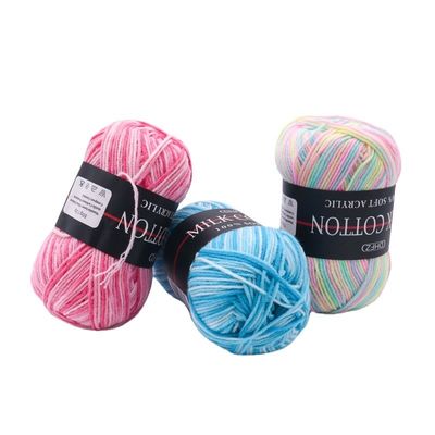 50 g de peso Material de tejido de leche de algodón de lana de hilo de tejido de lana para coser prendas de vestir y más